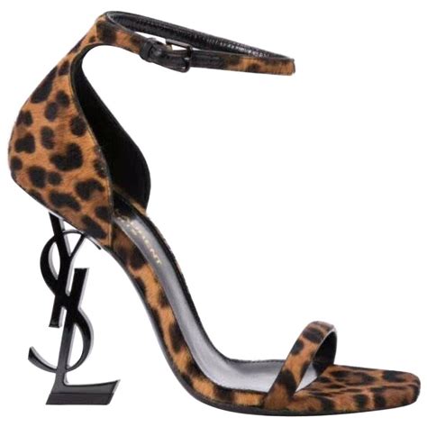 opyum ysl sandal leopard|ysl closed toe heels.